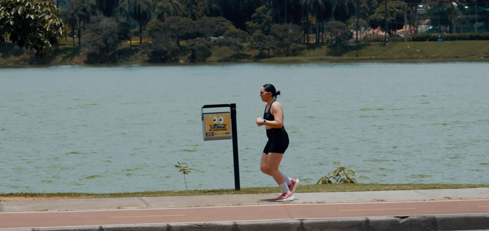 Corrida na orla da Lagoa da Pampulha